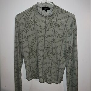 Sheer long-sleeve - 2XL